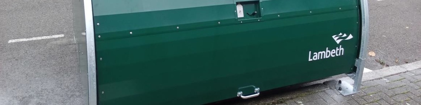 photo of cycle hangar