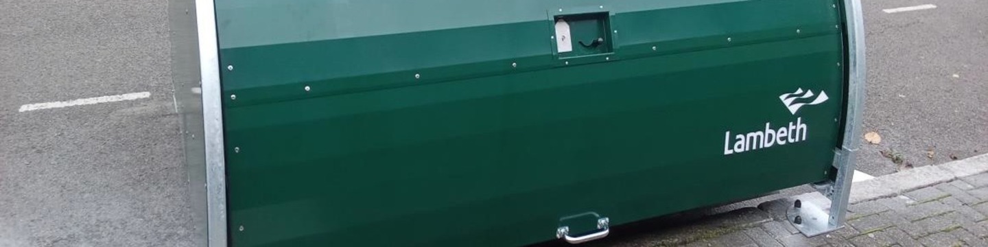 photo of cycle hangar