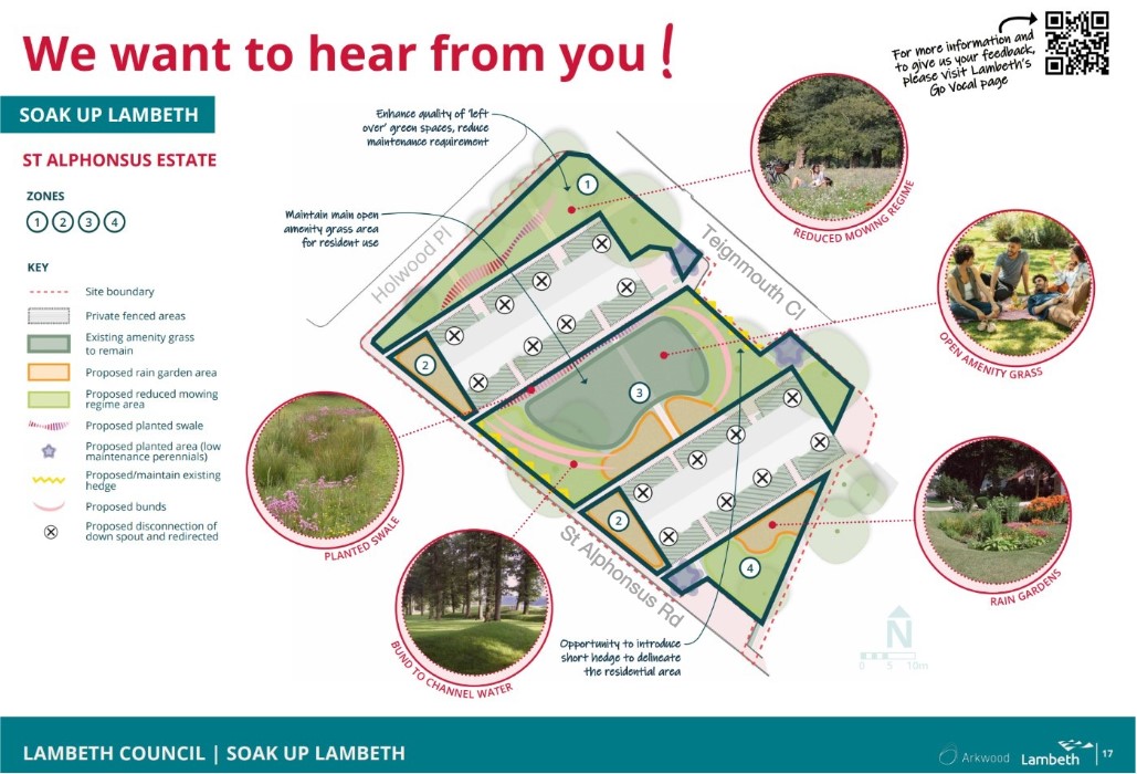 This image is available to download in higher resolution below (St. Alphonsus SuDS Proposals October 2024.pdf)
