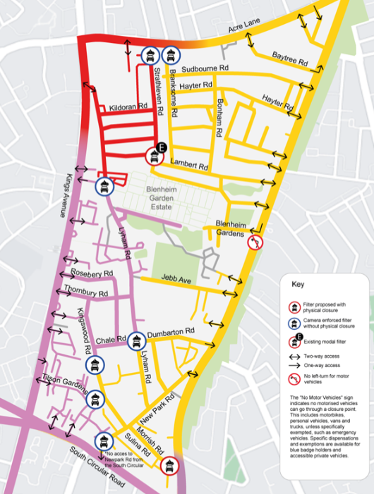 Map of interventions implemented as part of the ETO.