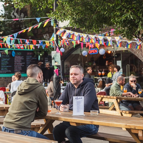 Enjoying Car Free Day on Voltaire Road