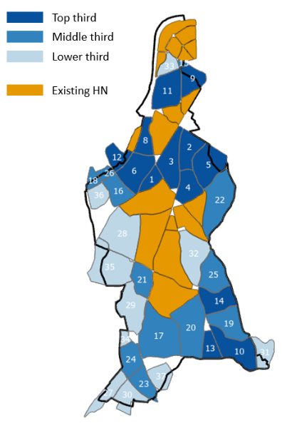 Healthy Neighbourhood Boundary Map