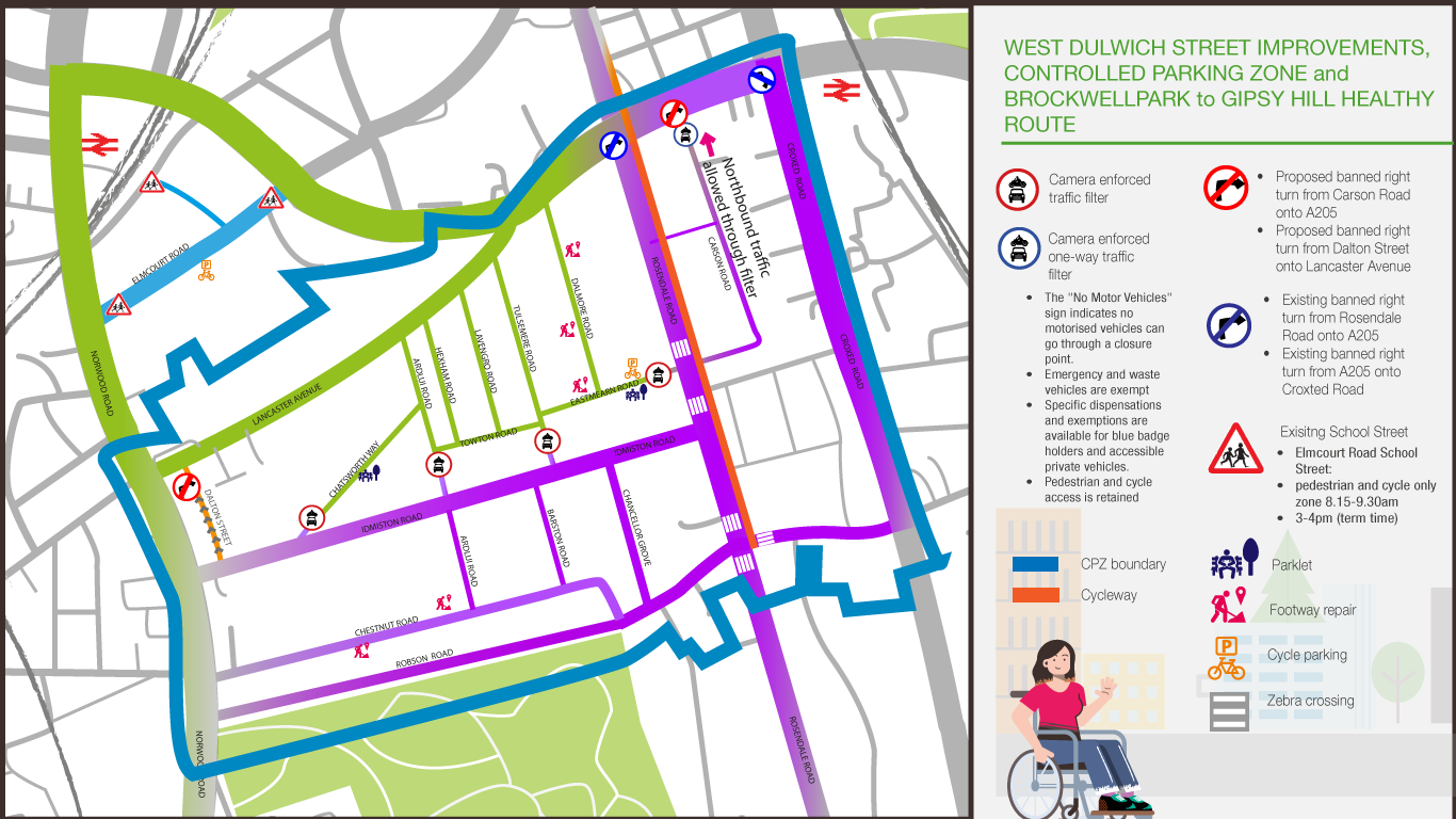 Project: West Dulwich Street Improvements | London Borough of Lambeth