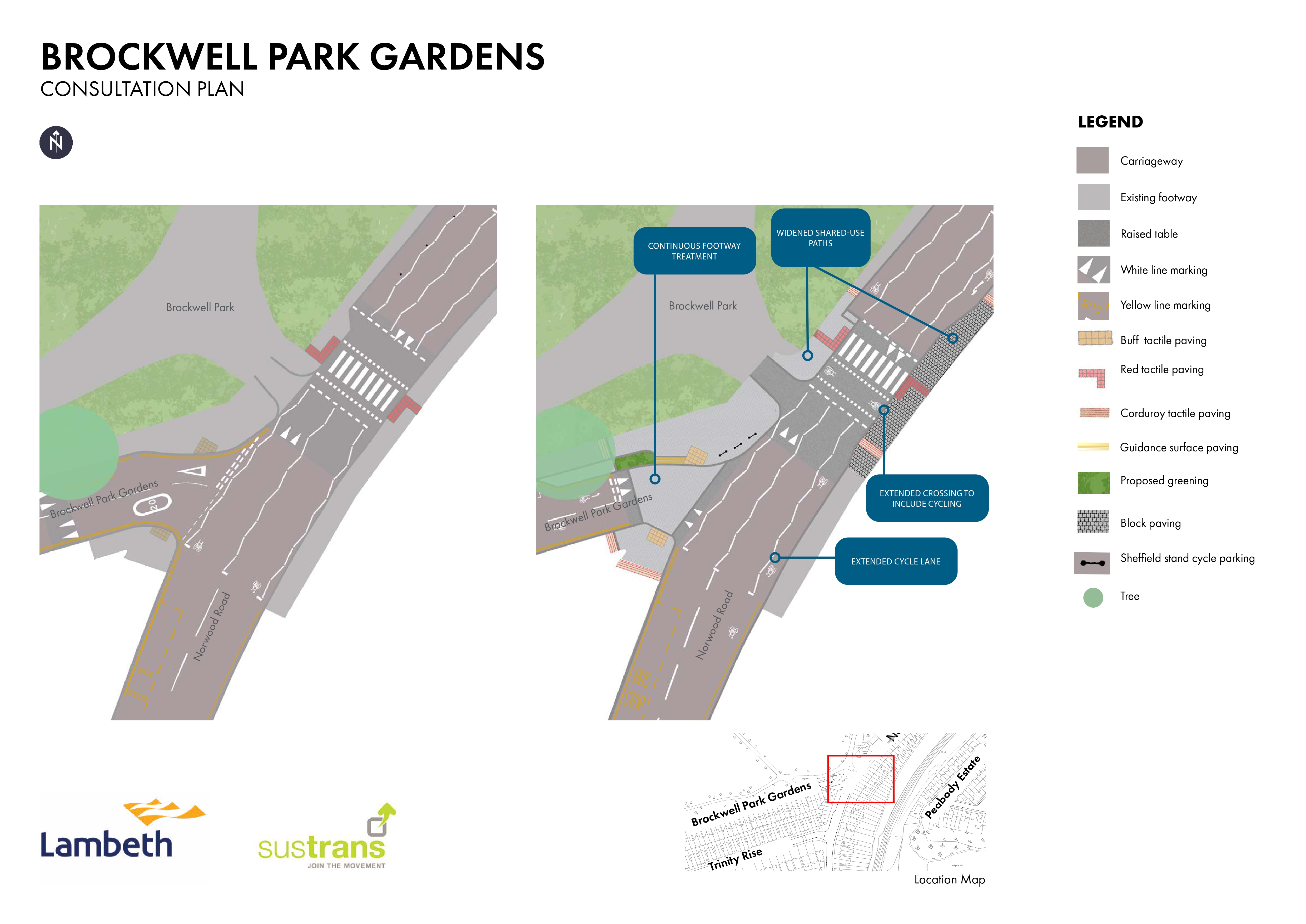 Brockwell Park Gardens consultation plan